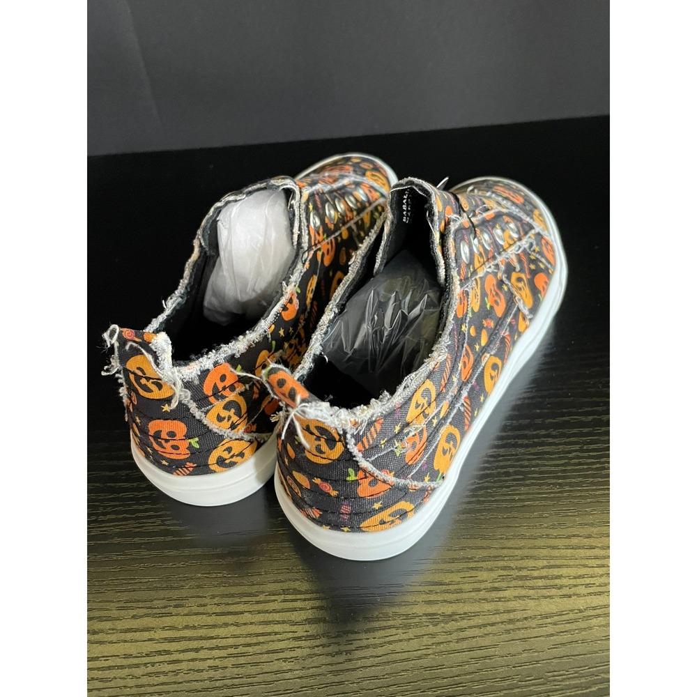 Corky's Babalu Halloween Sneakers Women Size 8 Black Orange Pumpkin New - Picture 4 of 5